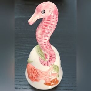 Pink Seahorse Bell
